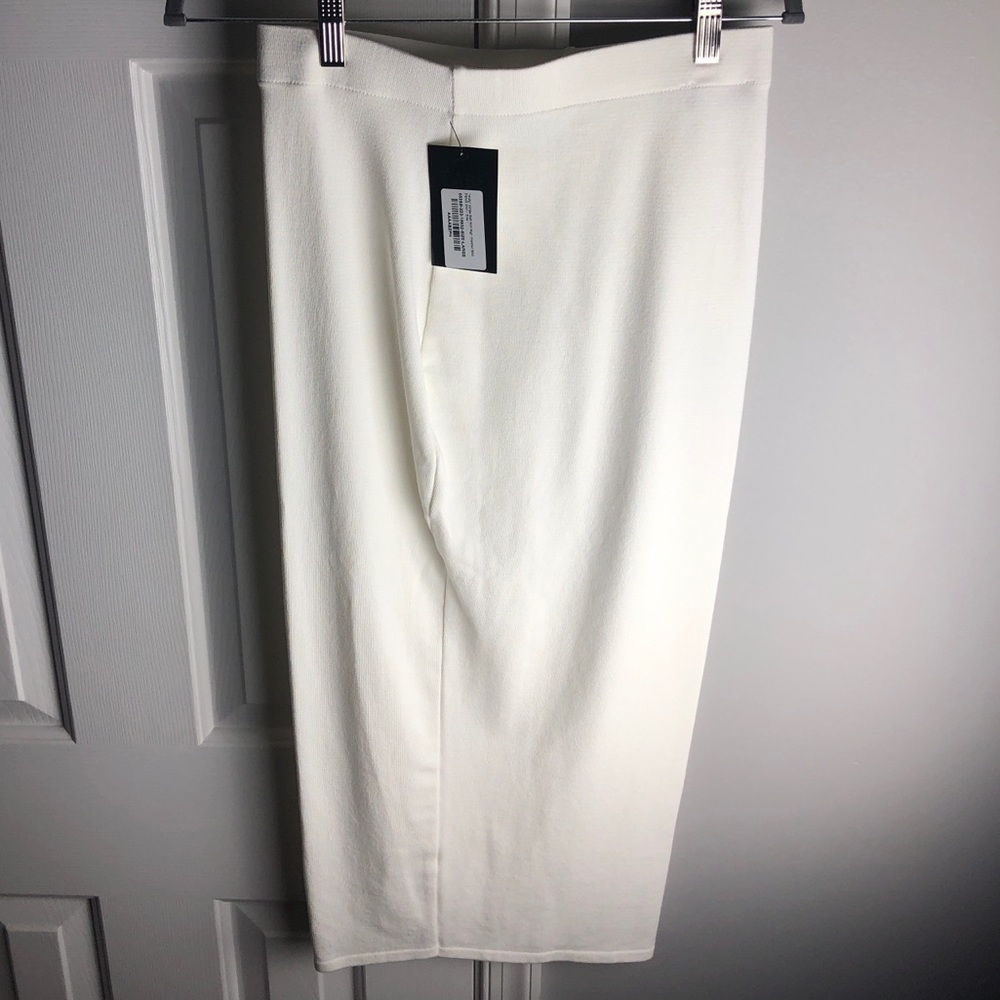 Babe Society White High Waist Pencil Skirt Size L